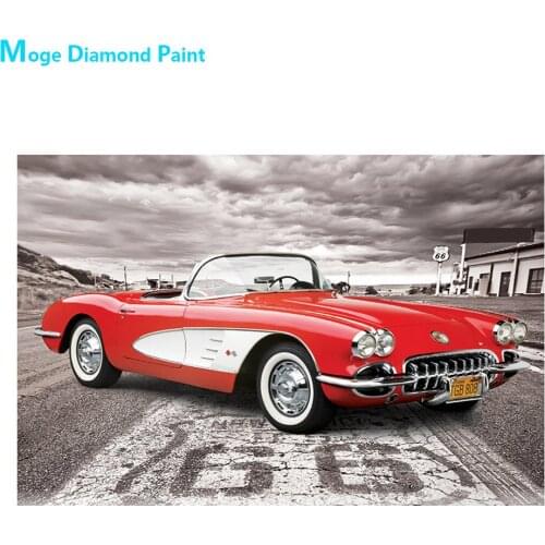 Sports Car Diamond Painting Round Full Drill Cartoon Nouveaute DIY Mosaic Embroidery 5D Cross Stitch Home Decor Gifts