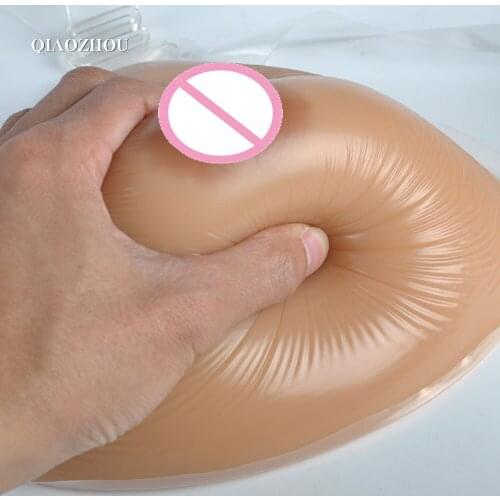 12XL H/J cup 4400g suntan skin tone Large Fake Boobs For Crossdresser Silicon Women Breast Forms