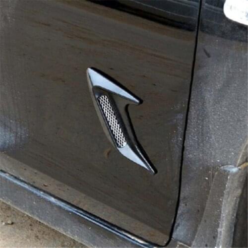 2pcs Car Auto Side Vent Air Flow Fender Intake Sticker Car Simulation Side Vents Decorative Car Sticker