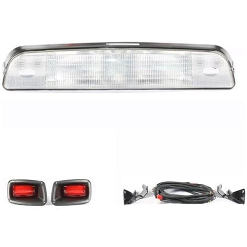 EZGO TXT golf cart club four wheel electric vehicle front lighting headlamp rear tail lamp harness DIY