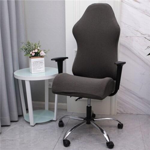 Fleece Game Chair Cover Spandex Chair Cover Elastic Seat Cover for Computer Chair Office Seat Protector Dinning Chair Slipcover