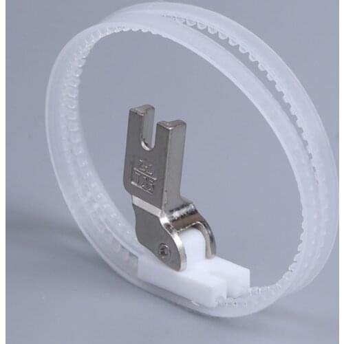 Sewing Machine Tool Presser Foot Double Roller Presser Foot Roller Ring Crafts