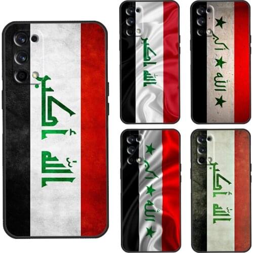 Iraqi Flag Case For Realme C3 C11 C15 GT Neo Q3 6 7 8 Pro Cover For OnePlus 8 Pro 8T Nord 9 Pro Shell