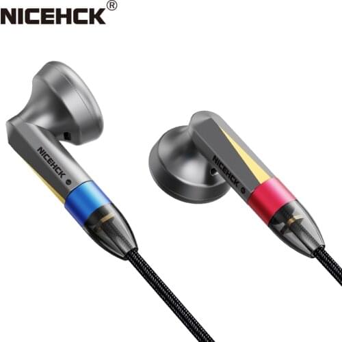 NICEHCK EBX21 Metal HIFI In Ear Earphone 14.2mm Japan LCP Diaphgram Dynamic Driver Earbud MMCX IEM Headset 2.5mm/4.4mm Balance