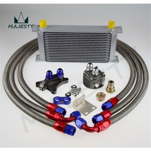 19 ROW OIL COOLER KIT FOR Silvia S13 S14 S15 180SX 200SX 240SX SR20DET
