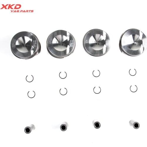 STD 82.5mm Piston & Ring Set Fit For A-UDI TT A3 V-W Passat Tiguan J-etta Golf GT-I 2.0TFSI 147KW 06H 107 065 AM 06H 198 151 C