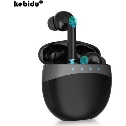 True TWS Wireless Earphones Bluetooth 5.0 Touch Control Sports Headphones Stereo Sound Headset Music Noise Cancellation Headset