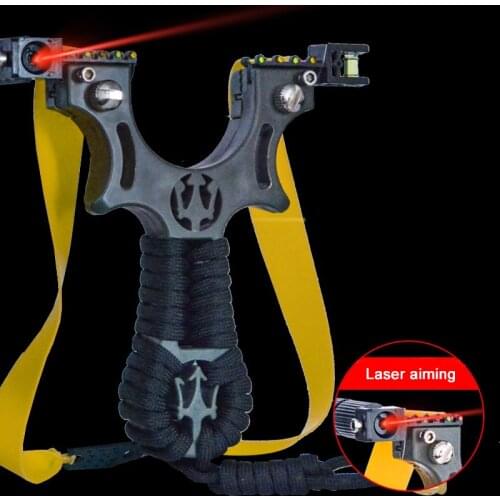 New Outdoor Slingshot Toy Resin Infrared Laser Hunting Slingshots Pocket Children Catapult Sports Toys with Flat Rubber Band