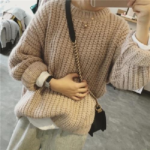 New Korean loose woolen sweater