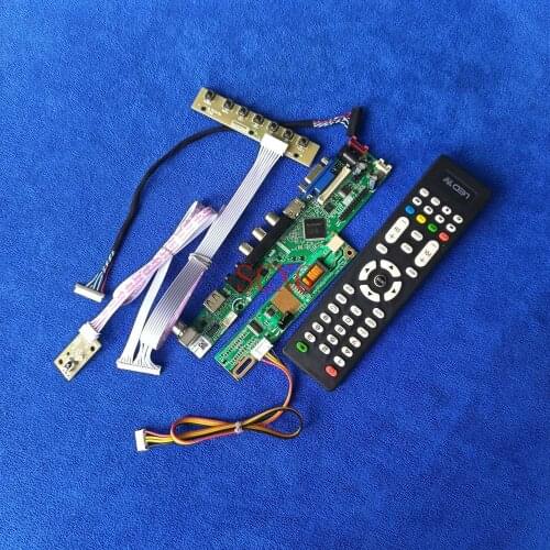 1CCFL Kit20 Pin LVDS LCD screen controller driver board USB VGA HDMI-compatible For LTD141ECEP/LTM14C406S 1024*768 Signal Analog