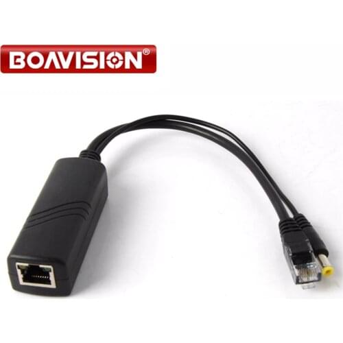 10/100M PoE Splitter With IEEE 802.3af/at Standard & 12V 2A Output & DC44-57V 0.65A 30W Input Power Over Ethernet Receiver