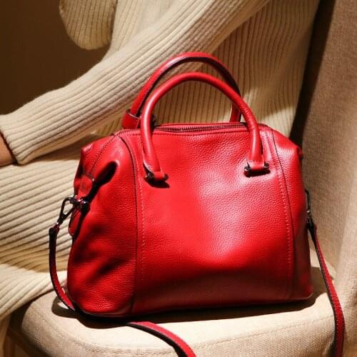 Bag female Womens 100% genuine leather bags handbags crossbody bags for women shoulder bags genuine leather bolsa feminina Tote