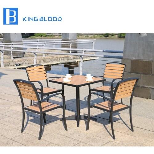 Garden Wood Plastic Composite Outdoor dining sets Furniture