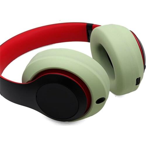 Soft Silicone Wireless Headphone Cover Replacement Earphones Cushions Pads for Beats Studio 3 Wireless Headset Accessories