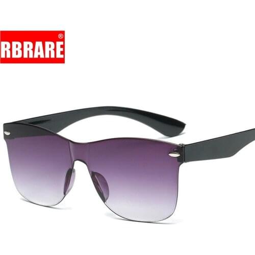 RBRARE 2021 Transparent Sunglasses Women Colorful Retro Fashion Sun Glasses Womens Vintage Luxury Brand Eyewear