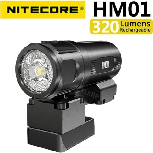 NITECORE HM01 320 lumens tactical helmet light, can rotate 360 degrees