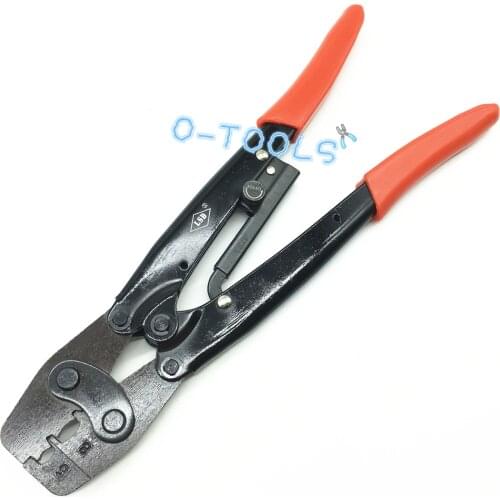 Ratchet crimping tool for insulated wire closed end cap connector terminals crimping plier hand tools LS-28C