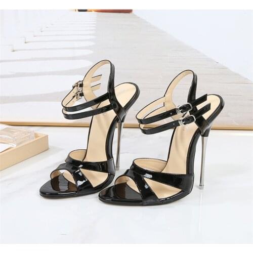 Fetish 16cm Extreme High Heels Sexy Women Sandals Ankle Strap SM Cosplay Show Party Cross Dresser Drag Queen Gay Unisex Shoes
