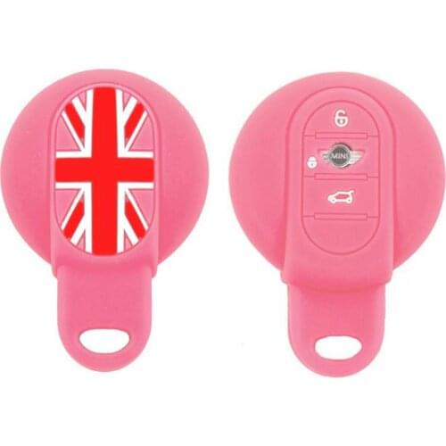 1 pc Silica Gel Car Key Case Cover For BMW Mini Cooper F56 F55 F54 F60 Soft Silicone Cover Remote Key Car-styling