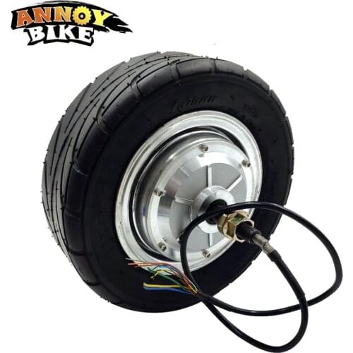 10 inch Hub Motor 36V 48V 180W 350W 480W Brushless Gearless Encoder Robot Motor Electrico Para Bicicleta ebike Motor