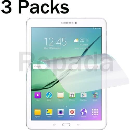 3 Packs soft PET screen protector for Samsung galaxy tab S2 9.7 SM-T810 SM-T815 protective tablet film