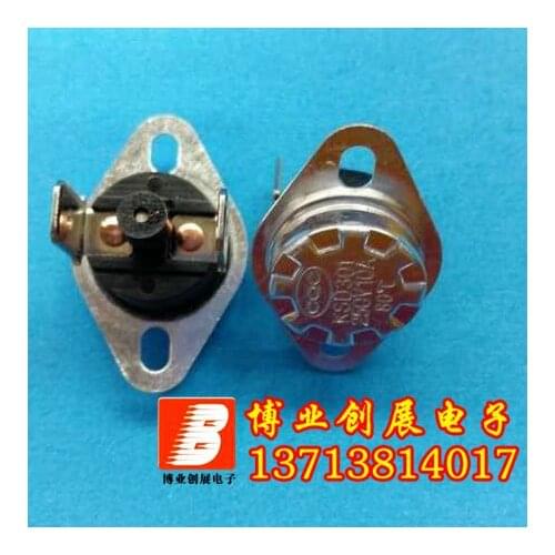 5pcs/KSD301/KSD303 135 Degrees Celsius Normally closed (N.C) Manual reset Thermostat Temperature switch