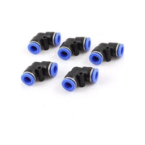5 Pcs 5/16" to 5/16" Elbow Quick Connector Tube Fittings for Water Filter System