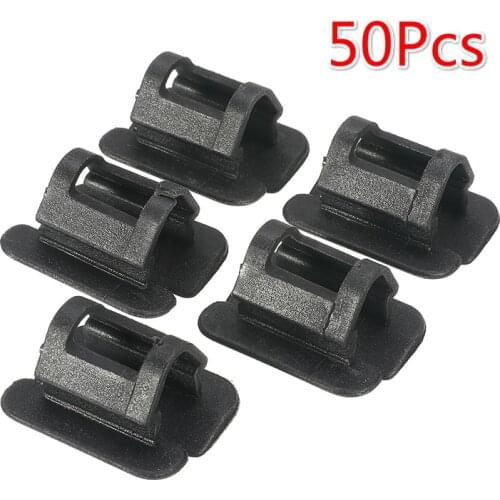 50 Pcs Car Plastic Fasteners For Volvo S80 S80L S60 Hood Cotton Insulation Hoop Lining Clips Buckle