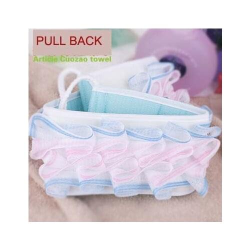 BF040 Strip rubbing towel pull back bath tool 66*9.5*5CM free shipping