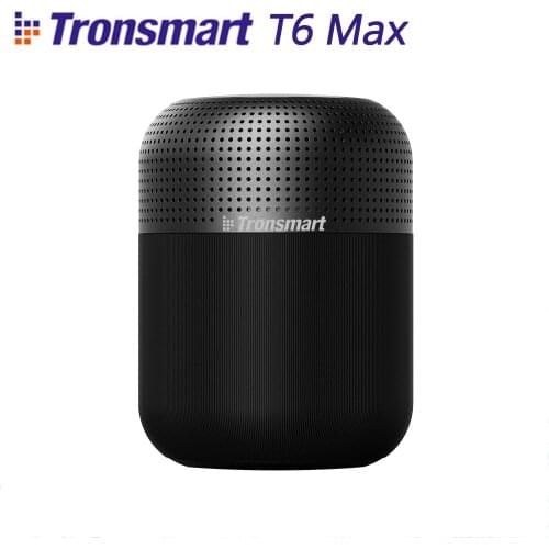 Tronsmart T6 Max TWS Bluetooth 5.0 Speaker 60W Home Theater Column with NFC Voice Assistant IPX5 Waterproof 20H Play time