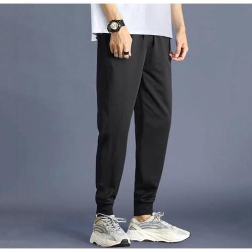 Casual Jogging Outdoor Cargo Trousers Slim Fit Stretchy Polyester Fiber Waist Drawstring Trousers for Daily Wear sweatpants 4XL