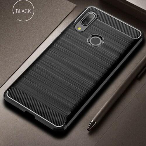 For xiaomi redmi note 7 Case Soft Carbon fiber Phone Case for note 7 Pro Cover Shockproof Bumper Full protection Silicone case