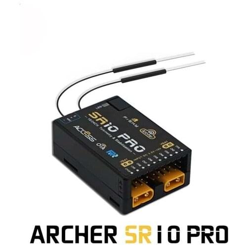 FrSky 2.4GHz ACCESS ARCHER SR8 PRO / SR10 PRO gyro-stabilized Receivers built-in 3-axis gyroscope 3-axis accelerometer