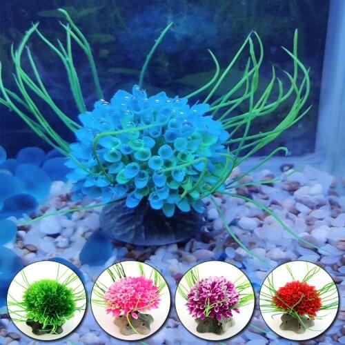 Artificial Grass Decor Simulated Aquatic Plant Fish Tank Water Grass Weed Aquarium Sea Coral Ornament Decoration Accessorie