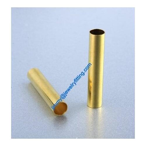 Brass Tube Conntctors Tubes jewelry findings 5*25mm ship free 3000pcs copper tube Spacer beads