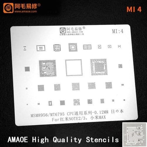 MSM8956/MT6795 CPU RAM For Redmi note2/3/xiaomi MAX PM8956 Power IC Chip BGA Reballing Stencil Solder BGA Heating Template