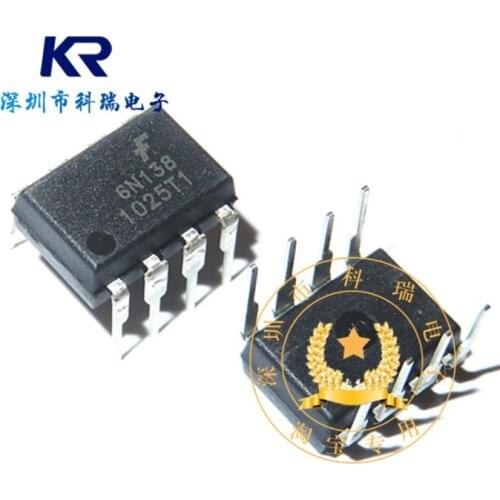 Xinyuan 10PCS/LOT 6N138 DIP8 DIP photoelectric coupler new and original