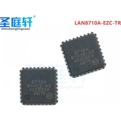 5pcs/lot New LAN8710A-EZC-TR original imported Ethernet transceiver QFN32 LAN8710A 8710A