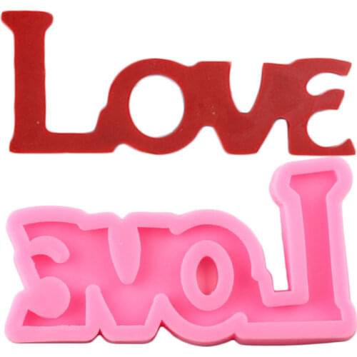 3D Love Silicone Molds Wedding Cake Decorating Tools DIY Cupcake Baking Fondant Chocolate Mould Candy Polymer Clay Moulds