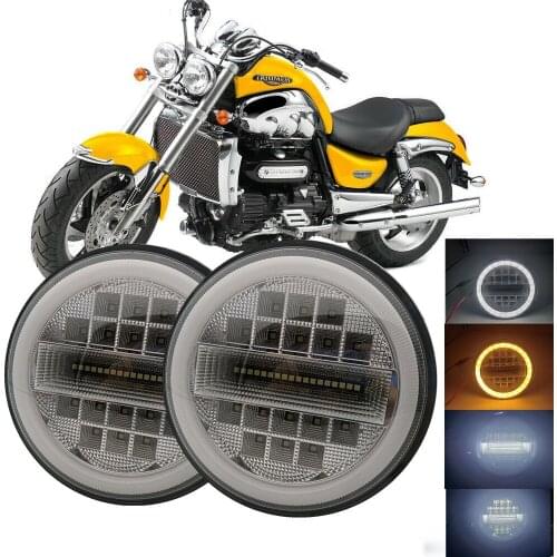 2pcs 5.75 Inch Led Headlights For Triumph Rocket iii 3 & Speed Triple & Street Triple & T hunderbird 5 3/4'' Headlamp