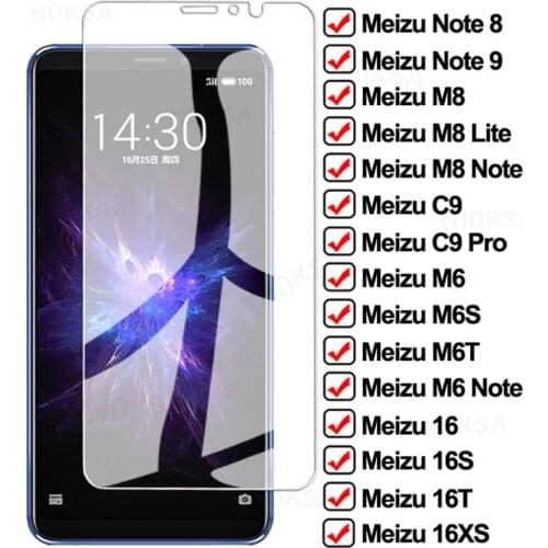 9D Full Protection Glass For Meizu C9 Pro M8 Lite M6S M6T M6 Note 8 9 Tempered Screen Protector 16 16S 16XS 16T 16th Glass Film