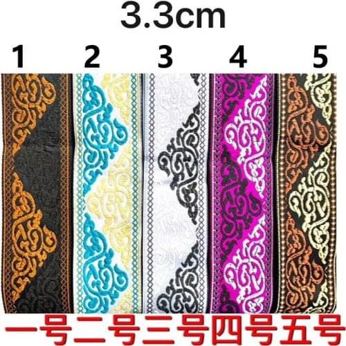 3.3cm ethnic style folk style nation style jacquard ribbon,jacquard webbing,garment ribbon,shoes ribbon,bag ribbon,QC0508B