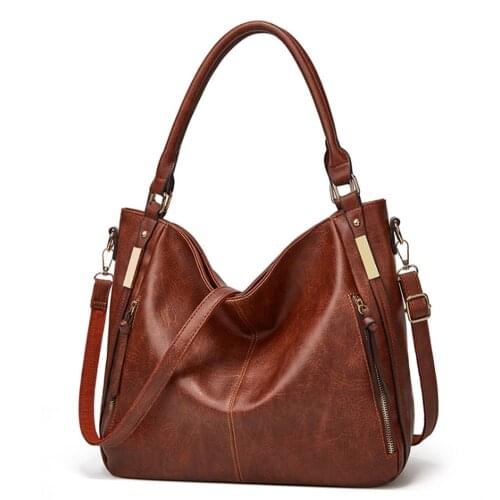 Women Handbag Soft Leather Luxury Tote Brand Designer Large Capacity Shoulder Bag With Strap