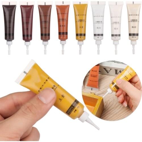 1Pcs Wood Product Scratch Filler Remover Wooden Furniture Touch Up Tool Marker Pen Cream Wax Repair Polymer Resin Fast Repair