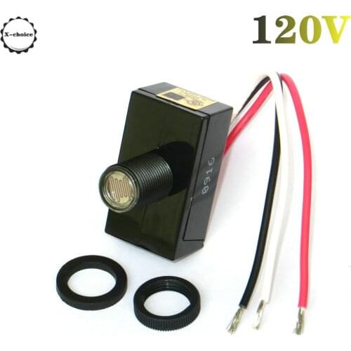 120V LED Photocell Dusk To Dawn Outdoor Swivel Cell Light Control Photocell Sensor