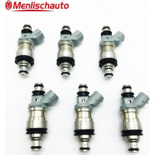 6PCS Original Fuel Injector 23250-62030 23209-62030 FJ180 For Japaness Cars 3.0/3.4 2325062030 2320962030