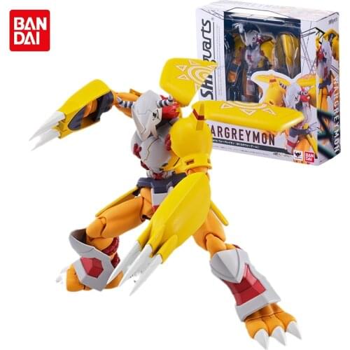 13cm BANDAI S.H.Figuarts Digimon Adventure War Greymon Anime Figure Action PVC Collection Model Toy Anime Figure Toys For Kids