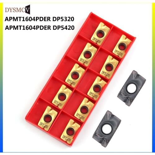 APMT1604 PDER DP5320 DP5420 100% original milled carbide blade turning tool milling CNC tool milling cutter finishing