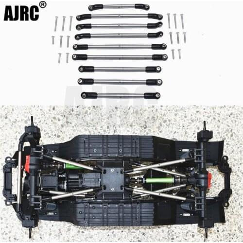 Axial AXI03007 SCX10 III Jeep Wrangler AXI03007 stainless steel positive and negative teeth adjustable whole car pull rod SCX10