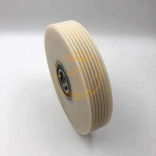 Suitable for Otis 506NEC escalator handrail belt V-ribbed belt wheel 198*36*6207